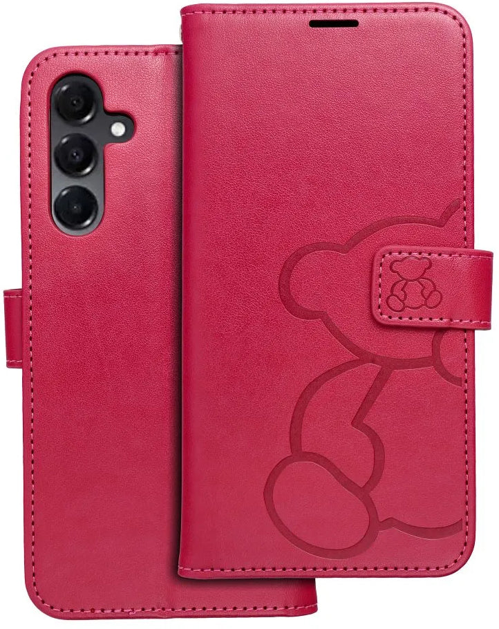 Case for Samsung Galaxy A16 5G A166, OEM, MEZZO Teddy Bear, Magenta