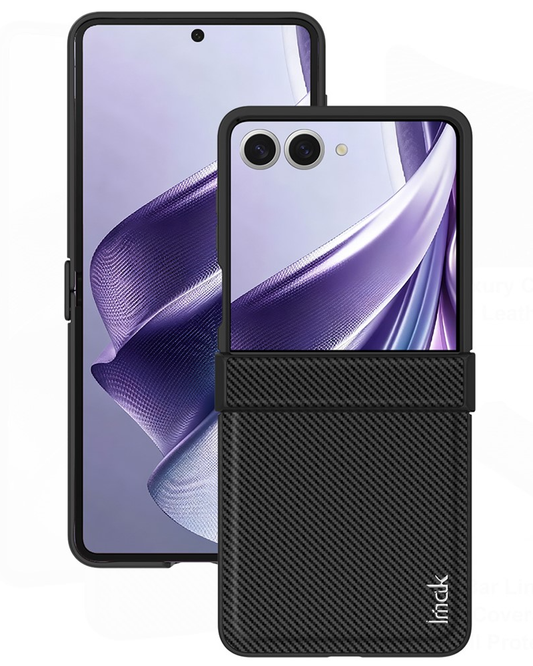 Case for Samsung Galaxy Z Flip8 F776, Imak, Carbon, Black