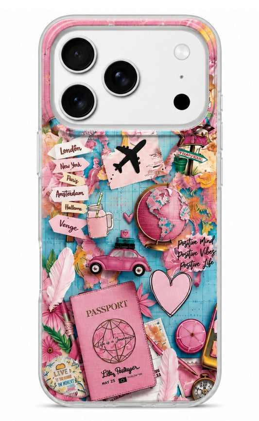 Case for Samsung Galaxy A07 / A07 4G A075, Perfect Case, Dreamora Pink Flight, Multicolor