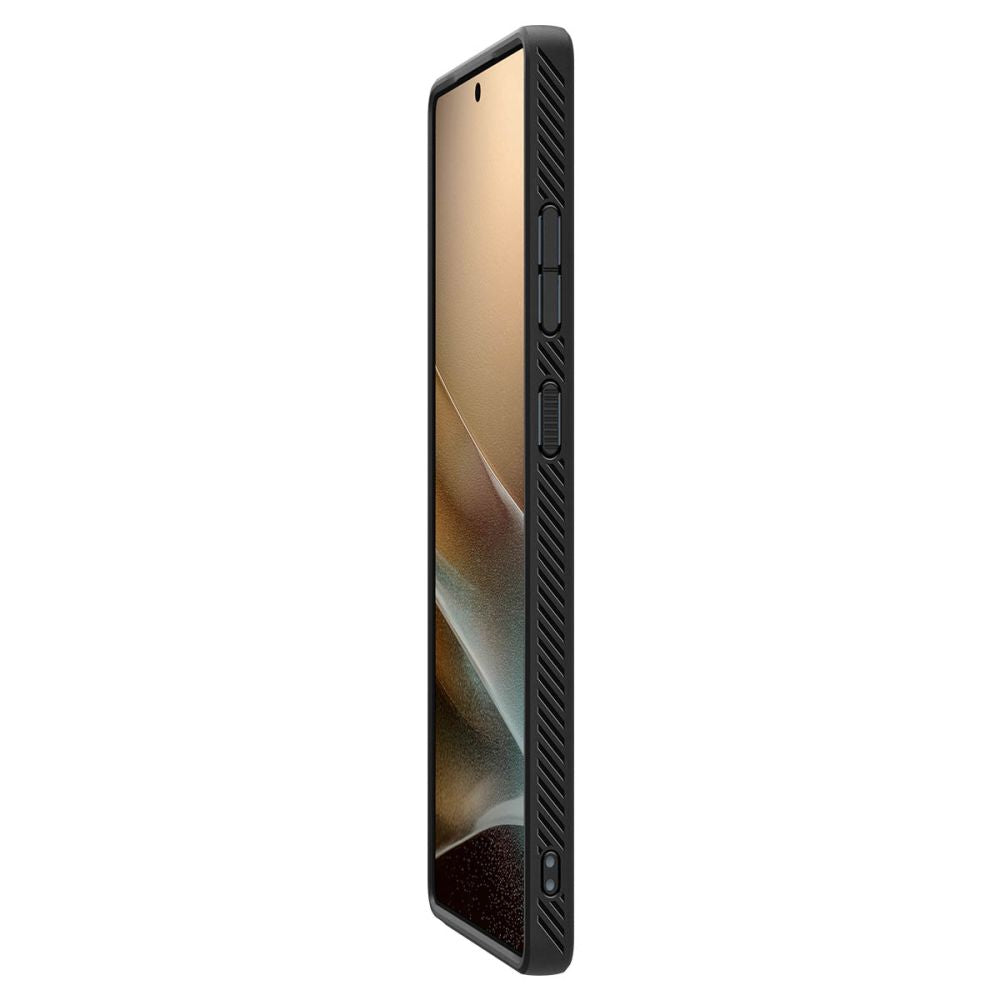 Case for Samsung Galaxy S25 Ultra S938, Spigen, Liquid Air, Black ACS08953
