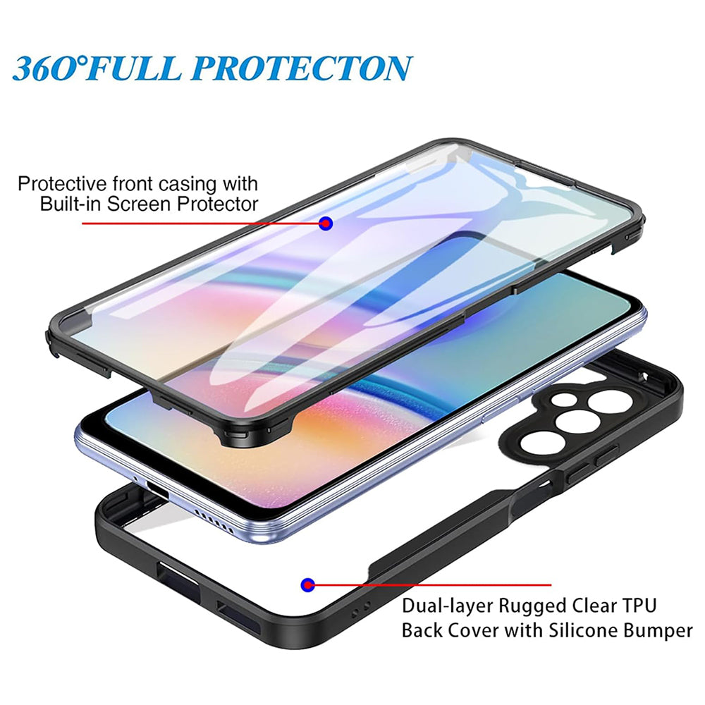 Case for Samsung Galaxy A05s A057, Techsuit, ColorVerse 360, Blue
