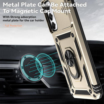 Case for Samsung Galaxy A06 A065, Techsuit, CamShield, Gold