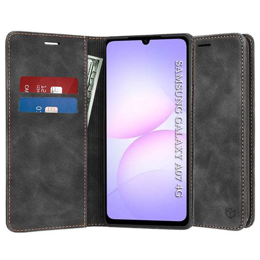 Case for Samsung Galaxy A07 4G A075, Techsuit, Confy, Black