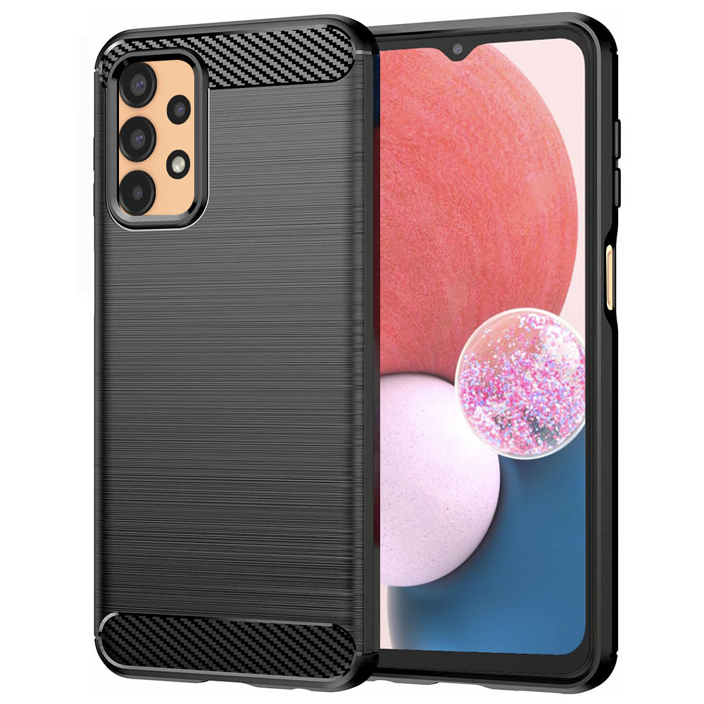 Case for Samsung Galaxy A13 A135, Techsuit, Carbon, Black