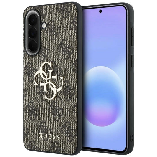 Case for Samsung Galaxy A37 5G, Guess, 4G Big Logo, Brown