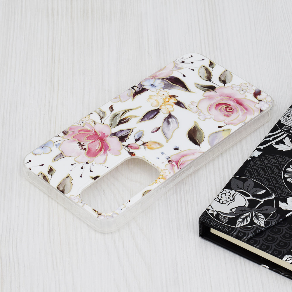 Case for Samsung Galaxy A55 5G A556, Techsuit, Marble, White
