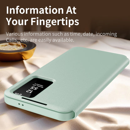 Case for Samsung Galaxy A55 5G A556, Techsuit, SmartView, Green