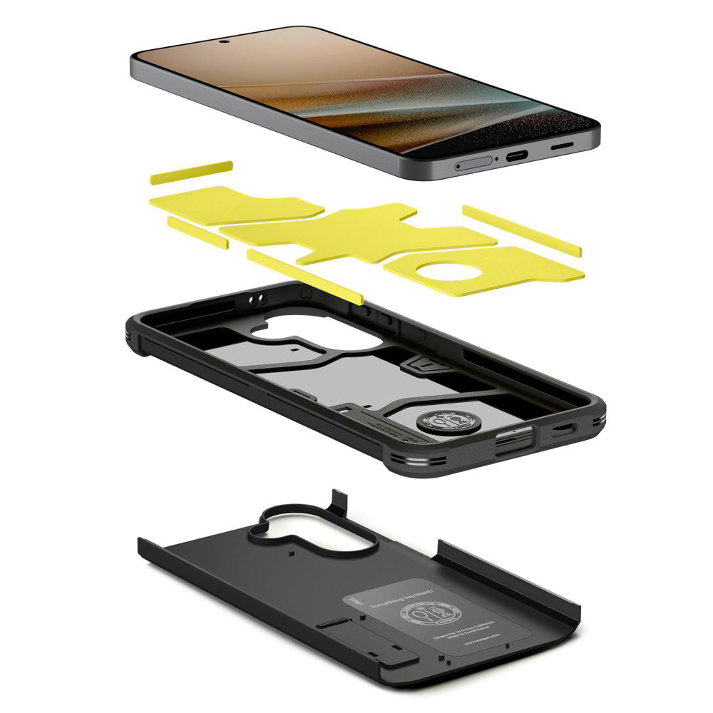 Case for Samsung Galaxy A57 5G, Spigen, Tough Armor, Black ACS11125