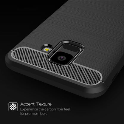 Case for Samsung Galaxy A6 (2018) A600, Techsuit, Carbon, Black