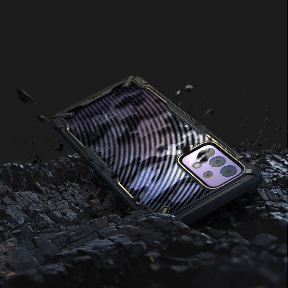Case for Samsung Galaxy A72 A725 / A72 5G A726, Ringke, Fusion X Design, Camouflage