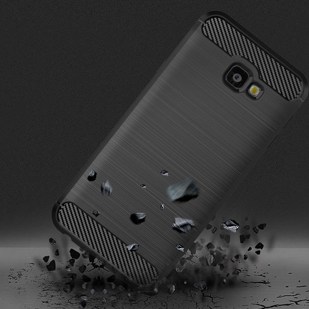 Case for Samsung Galaxy J4 Plus (2018) J415, Techsuit, Carbon, Black