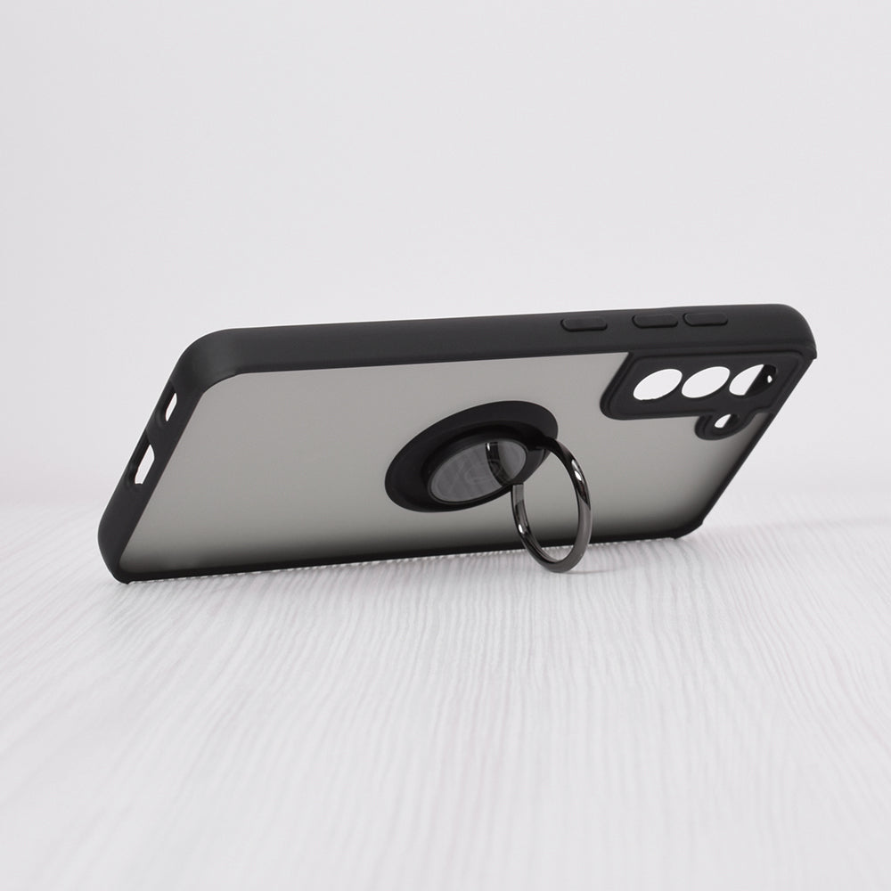 Case for Samsung Galaxy S21 FE 5G G990, Techsuit, Glinth, Black