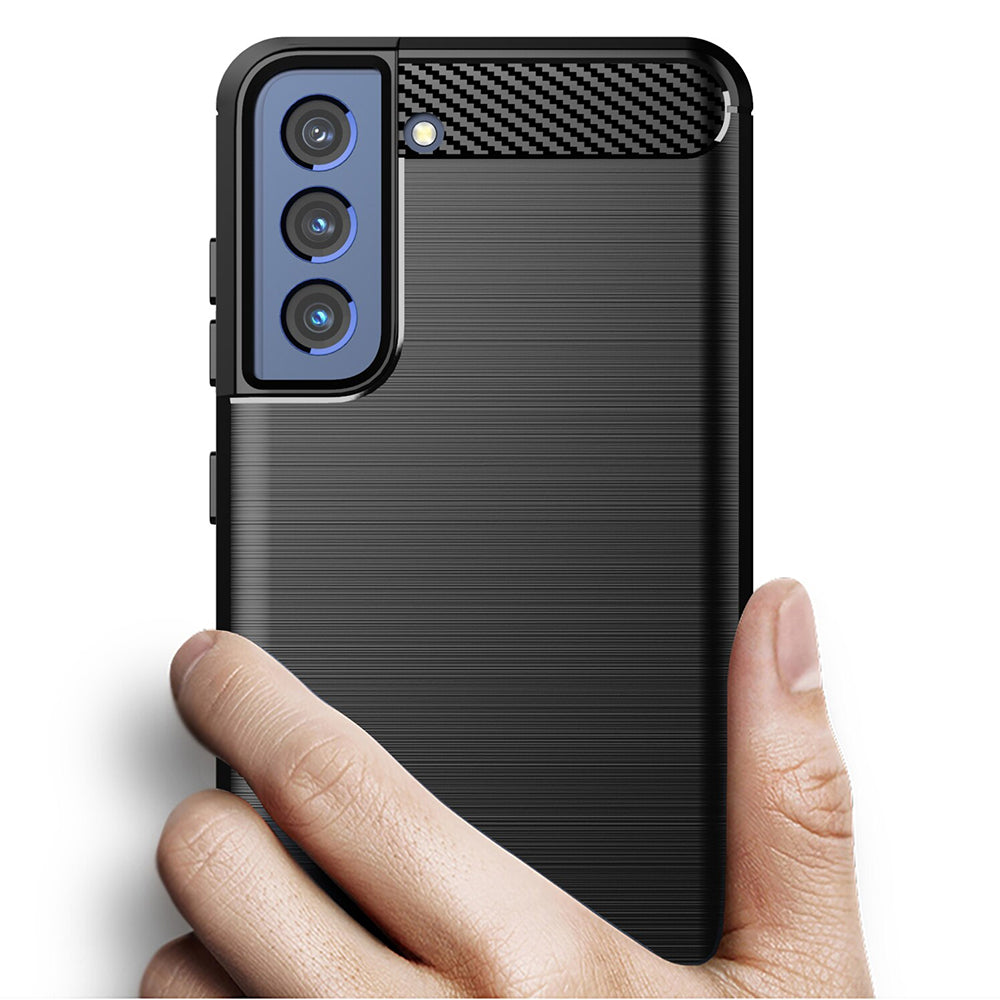 Case for Samsung Galaxy S22 5G S901, Techsuit, Carbon, Black