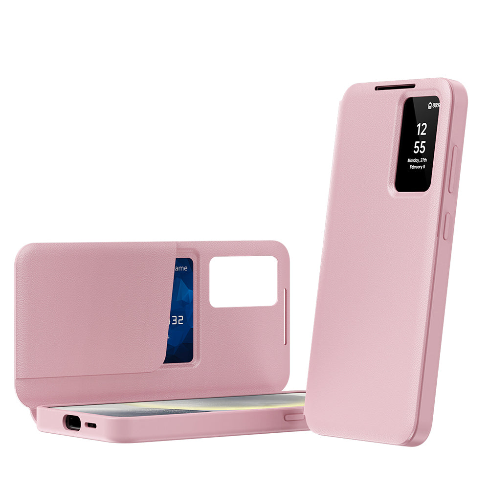 Case for Samsung Galaxy S23 FE S711, Techsuit, SmartView, Pink