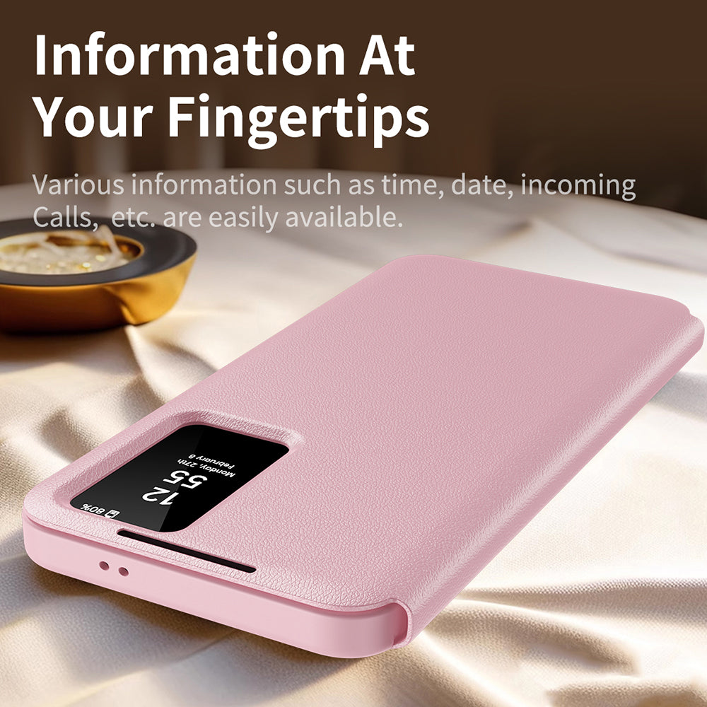 Case for Samsung Galaxy S23 FE S711, Techsuit, SmartView, Pink