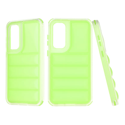 Case for Samsung Galaxy S23 FE S711, Techsuit, Wave Shield, Green