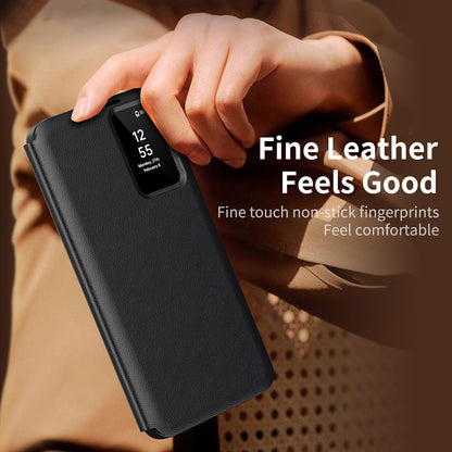 Case for Samsung Galaxy S23 S911, Techsuit, SmartView, Black