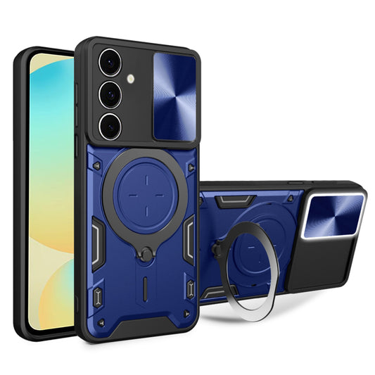 Case for Samsung Galaxy S24 FE S721, Techsuit, CamGuard Pro, Blue
