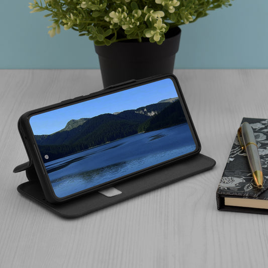 Case for Samsung Galaxy S24 FE S721, Techsuit, Safe Wallet Plus, Black