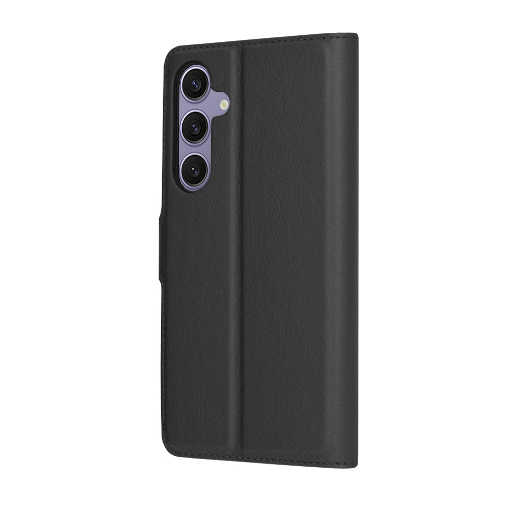 Case for Samsung Galaxy S24+ S926, Techsuit, Leather Folio, Black