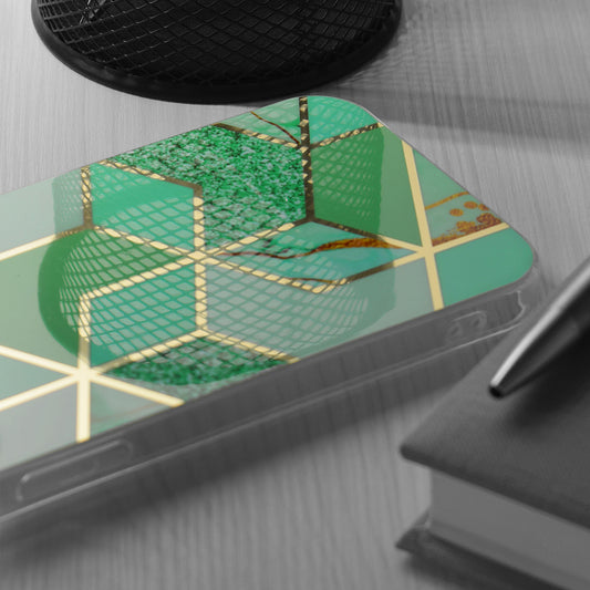 Case for Samsung Galaxy S24+ S926, Techsuit, Marble, Green