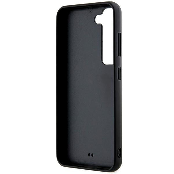 Case for Samsung Galaxy S24 S921, Karl Lagerfeld, 3D Rubber Glitter Logo, Black