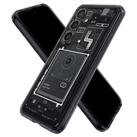 Case for Samsung Galaxy S24 S921, Spigen, Ultra Hybrid Zero One, Matte Black ACS07350