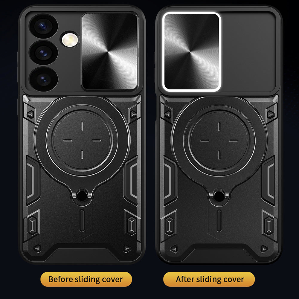 Case for Samsung Galaxy S24 S921, Techsuit, CamGuard Pro, Blue