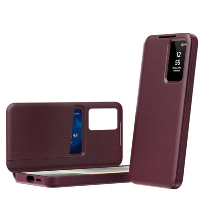 Case for Samsung Galaxy S24 Ultra S928, Techsuit, SmartView, Red