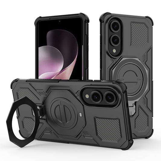 Case for Samsung Galaxy S25 Edge S937, Techsuit, Carbon Shield Pro, Black
