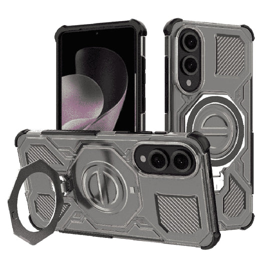 Case for Samsung Galaxy S25 Edge S937, Techsuit, Carbon Shield Pro, Smoke