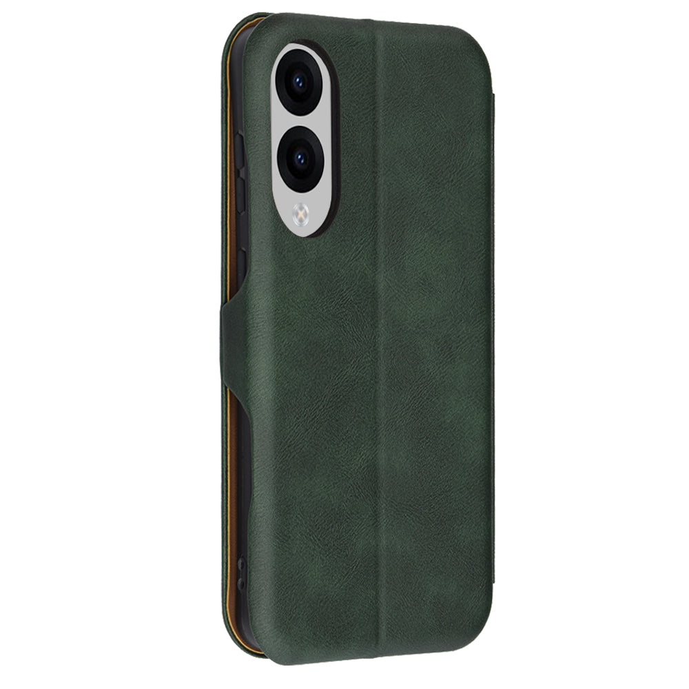 Case for Samsung Galaxy S25 Edge S937, Techsuit, Safe Wallet Plus, Green
