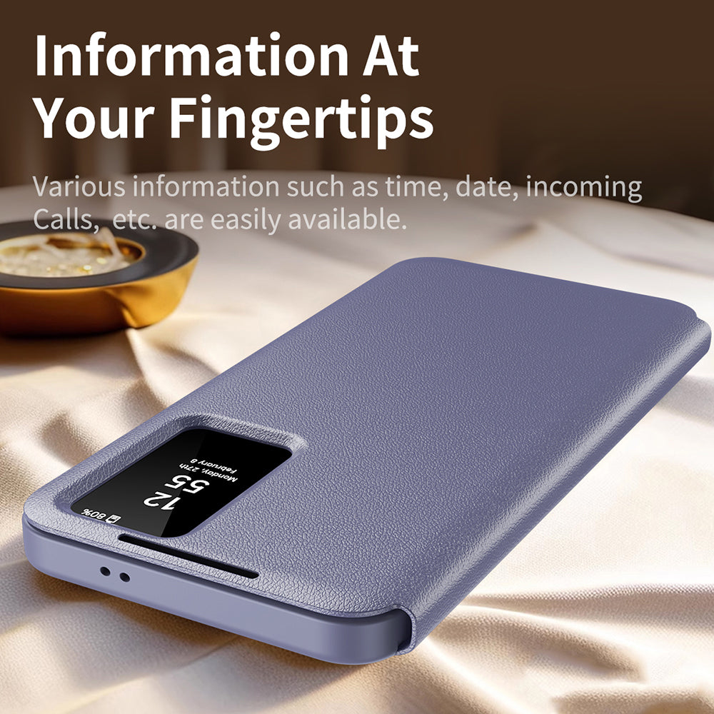 Case for Samsung Galaxy S25 Edge S937, Techsuit, SmartView, Purple