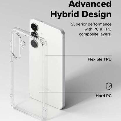 Case for Samsung Galaxy S25 FE, Ringke, Fusion, Transparent