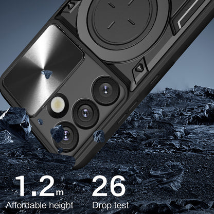 Case for Samsung Galaxy S25 FE, Techsuit, CamGuard Pro, Red