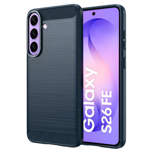 Case for Samsung Galaxy S26 FE / S25 FE, Techsuit, Carbon, Blue