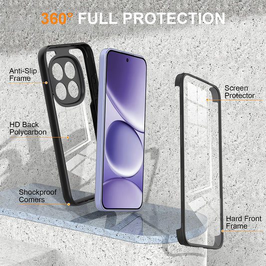Case for Samsung Galaxy S26 FE S741, Techsuit, ColorVerse 360, Black