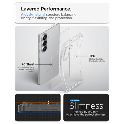 Case for Samsung Galaxy S26 Plus S947, Spigen, Ultra Hybrid, Transparent ACS10707