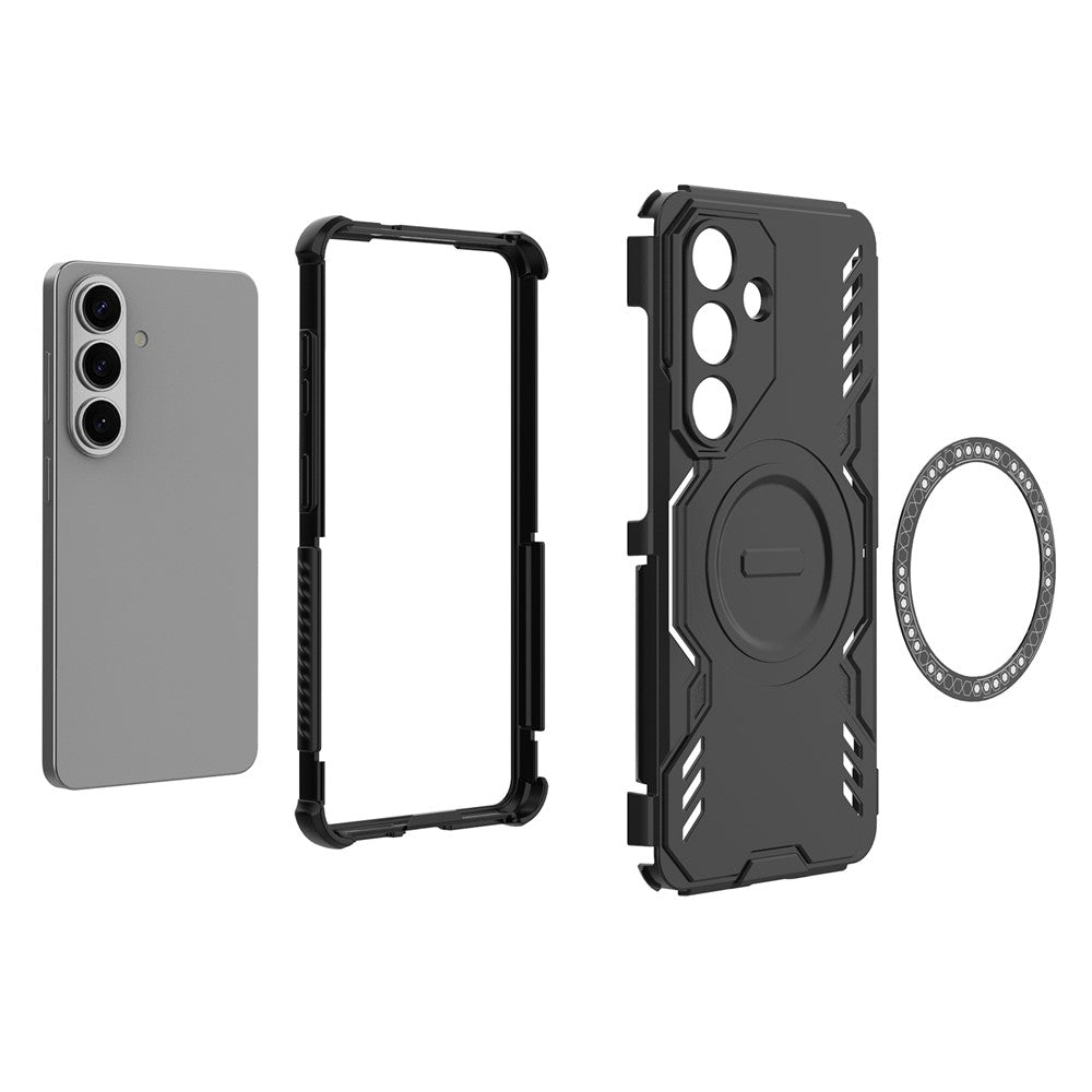 MagSafe Case for Samsung Galaxy S26 Plus S947, Techsuit, ArmorMag, Black