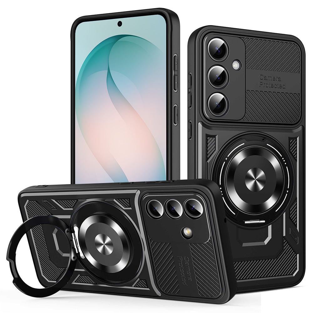 Case for Samsung Galaxy S26 Plus, Techsuit, RuggedCam, Black