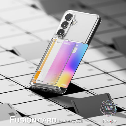 Case for Samsung Galaxy S26, Ringke, Fusion Card, Transparent