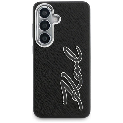 Case for Samsung Galaxy S26 S942, Karl Lagerfeld, Signature Resin Logo, Black
