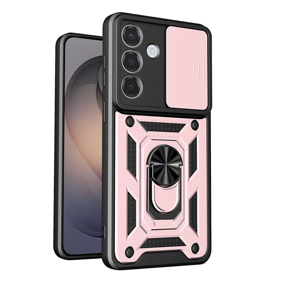 Case for Samsung Galaxy S26, Techsuit, CamShield, Rose Gold