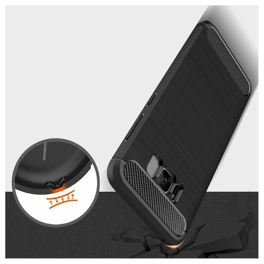 Case for Samsung Galaxy S8+ G955, Techsuit, Carbon, Black