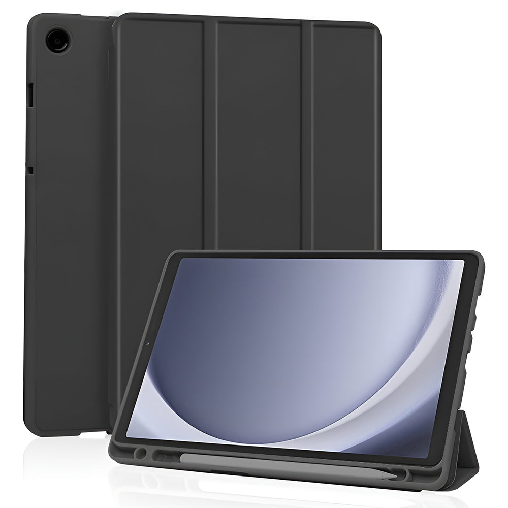 Case for Samsung Galaxy Tab A11 / Tab A9, Techsuit, Flex Trifold New Model, Black