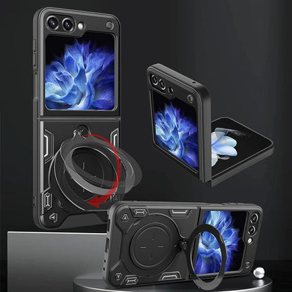 Case for Samsung Galaxy Z Flip7 FE F761 / Z Flip6 F741, Techsuit, CamGuard Pro, Black