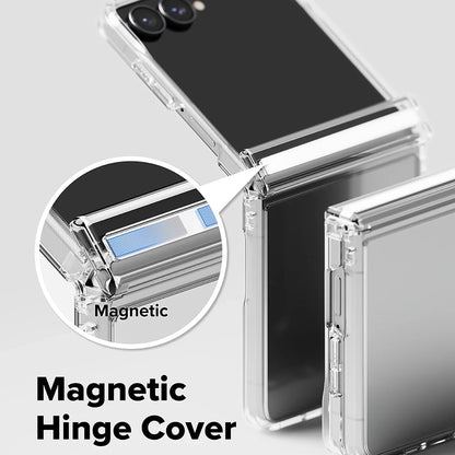 Case for Samsung Galaxy Z Flip8 F776, Ringke, Fusion Flap, Transparent