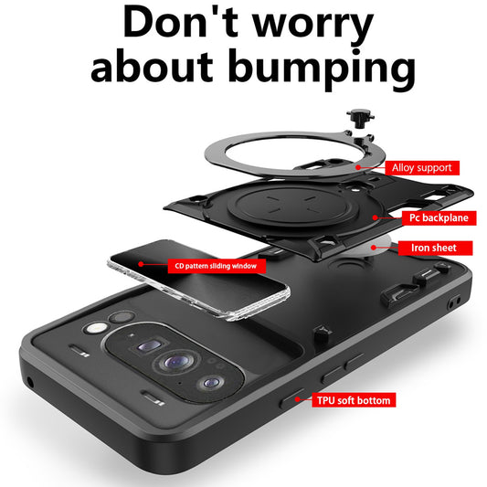 Case for Xiaomi 15, Techsuit, CamGuard Pro, Purple