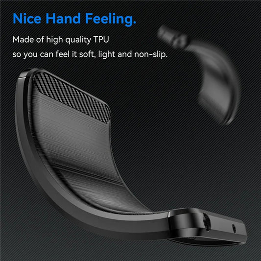 Case for Xiaomi 15, Techsuit, Carbon, Black
