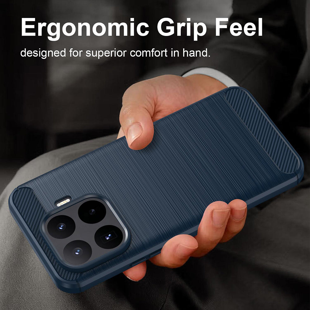 Case for Xiaomi 17T Pro, Techsuit, Carbon, Blue